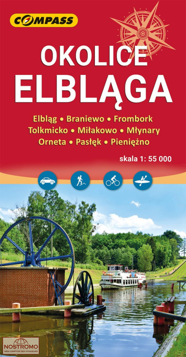 OKOLICE ELBLĄGA | carte de randonnée Compass