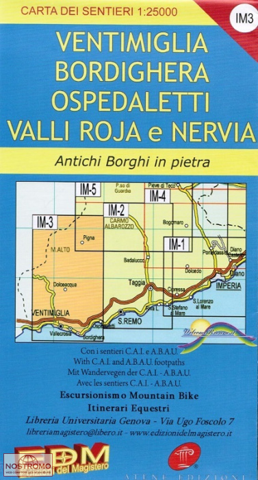 IM 3 - VENTIMIGLIA - BORDIGHERA | Magistero hiking map