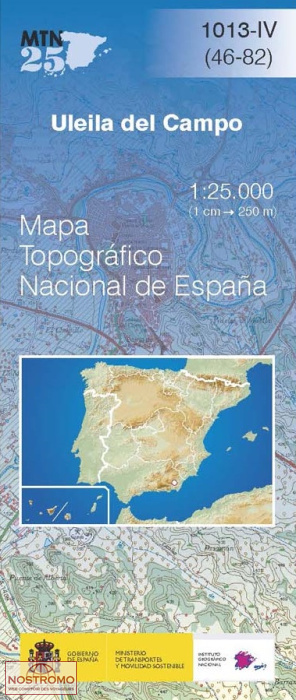 1013-4 ULEILA DEL CAMPO | carte topographique CNIG