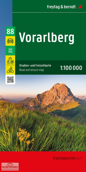 VORARLBERG | carte touristique Freytag & Berndt