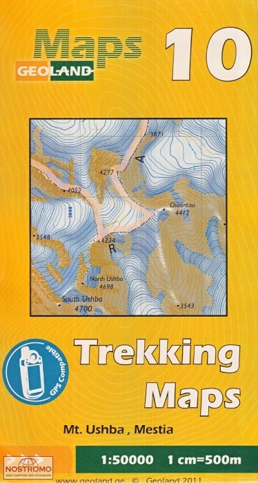 10 MT USHBA - MESTIA | Geoland hiking map