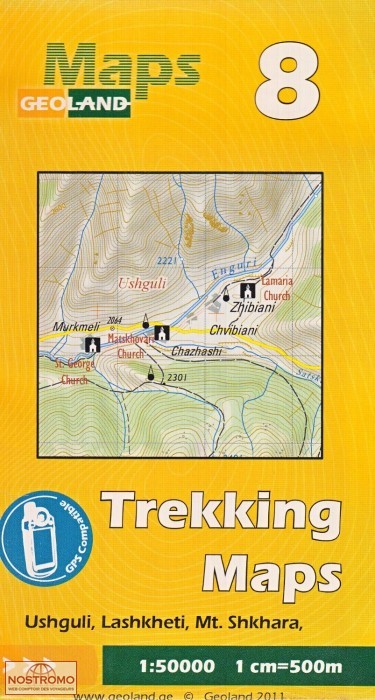 08 USHGULI - LASHKHETI - MT SHKHARA | Geoland hiking map