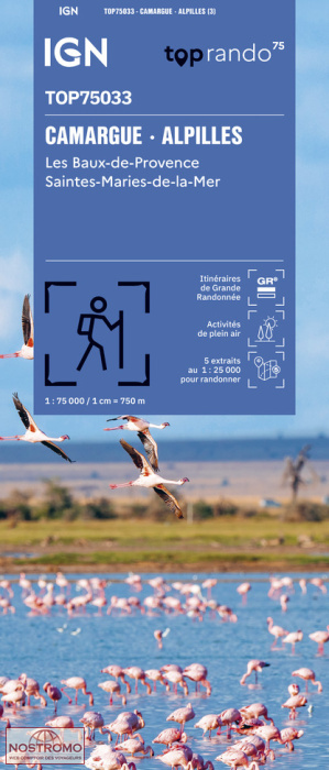 CAMARGUE - ALPILLES 33 | carte touristique IGN