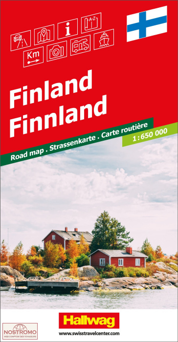 FINLAND | Hallwag road map
