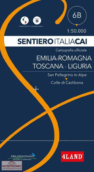 6B EMILIA-ROMAGNA - TOSCANA - LIGURIA | carte de randonnée 4Land