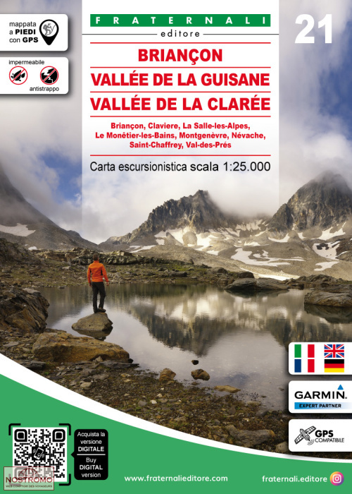 21 BRIANÇON | Fraternali | hiking map