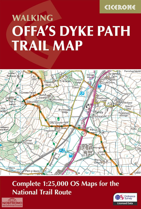 OFFA'S DYKE PATH | cartes de randonnée Cicerone