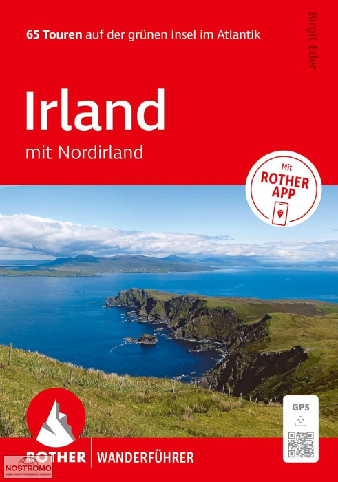 IRLANDE - AVEC L'IRLANDE DU NORD | guide de randonnée Rother