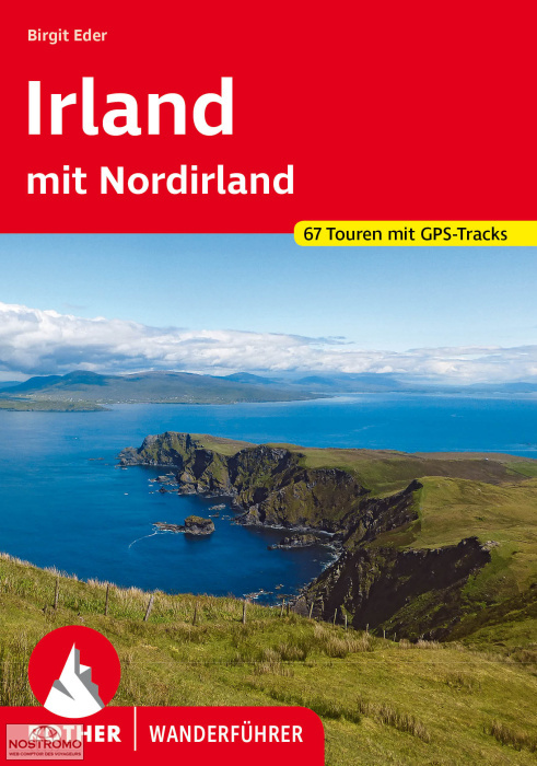 IRLANDE - AVEC L'IRLANDE DU NORD | guide de randonnée Rother