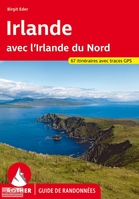 IRLANDE - AVEC L'IRLANDE DU NORD | guide de randonnée Rother