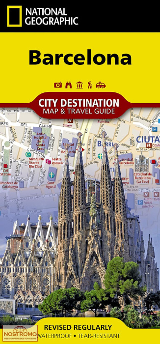 BARCELONE | plan de ville National Geographic