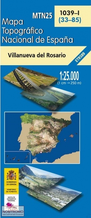 1039-1 VILLANUEVA DEL ROSARIO | carte topographique CNIG