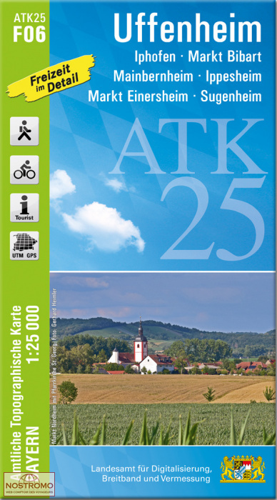 ATK25 - F06 UFFENHEIM | LDBV hiking map