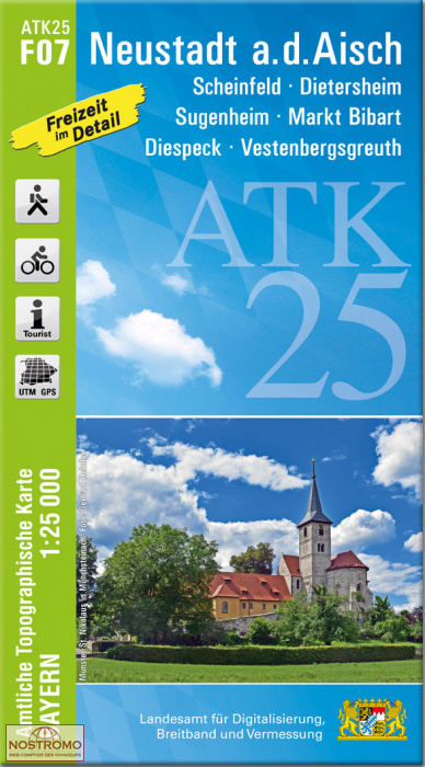 ATK25 - F07 NEUSTADT AN DER AISCH | LDBV hiking map