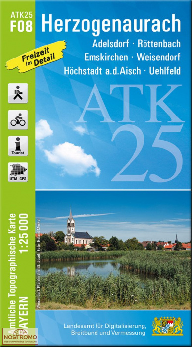 ATK25 - F08 HERZOGENAURACH | LDBV hiking map
