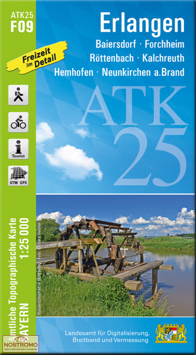 ATK25 - F09 ERLANGEN | LDBV hiking map
