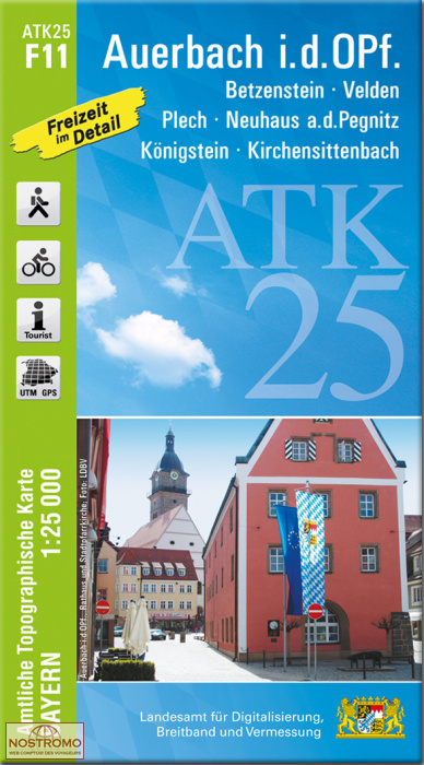 ATK25 - F11 AUERBACH IN DER OBERPFALZ | LDBV hiking map