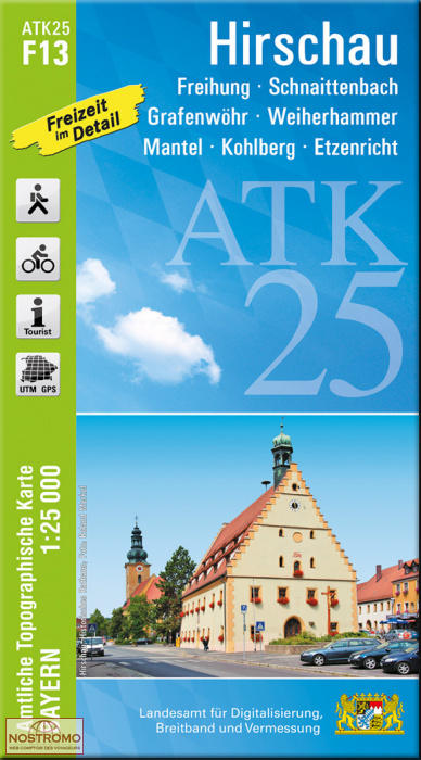 ATK25 - F13 HIRSCHAU | LDBV hiking map