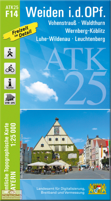 ATK25 - F14 WEIDEN IN DER OBERPFALZ | LDBV hiking map