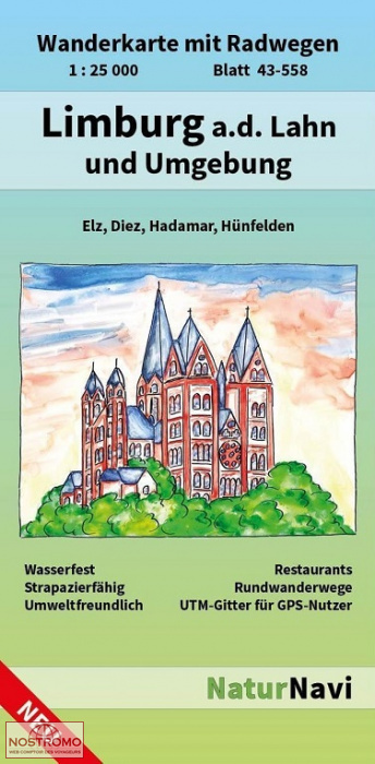 LIMBURG A.D. LAHN UND UMGEBUNG | NaturNavi hiking map