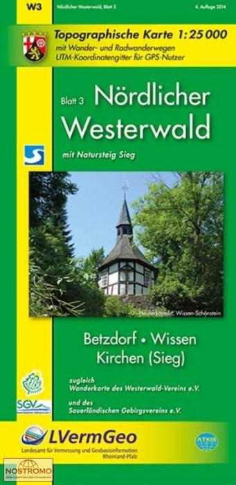 NÖRDLICHER WESTERWALD - 3 | LVGRP hiking map
