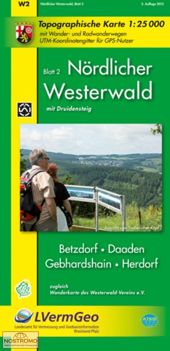 NÖRDLICHER WESTERWALD - 2 | LVGRP hiking map