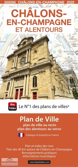 CHÂLONS-EN-CHAMPAGNE | Blay Foldex street map