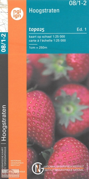 08/1-2 HOOGSTRATEN | carte topographique NGI/IGN