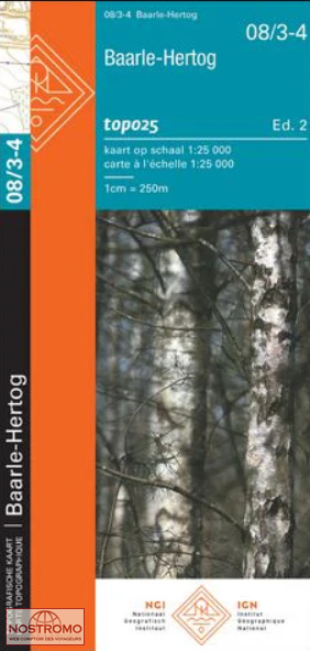 08/3-4 BAARLE-HERTOG | NGI/IGN topographical map