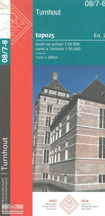 08/7-8 TURNHOUT | NGI/IGN topographical map