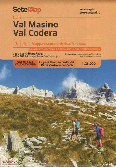 005 VAL MASINO - VAL CODERA | Sete Map hiking map