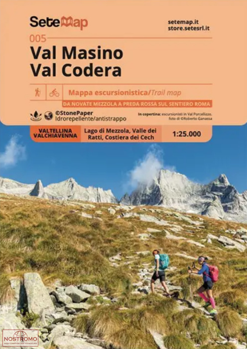 005 VAL MASINO - VAL CODERA | Sete Map hiking map