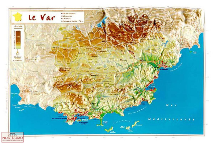 VAR | Georelief relief map