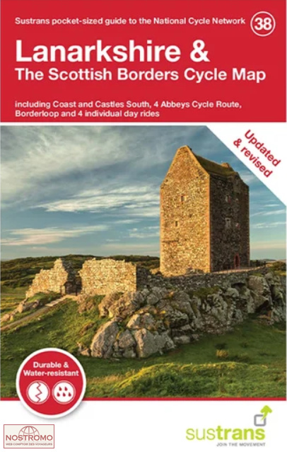 38 LANARKSHIRE & THE SCOTTISH BORDERS | carte de cyclotourisme Sustrans