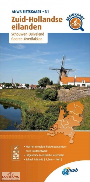 31 ZUID-HOLLANDSE EILANDEN | ANWB cycling map