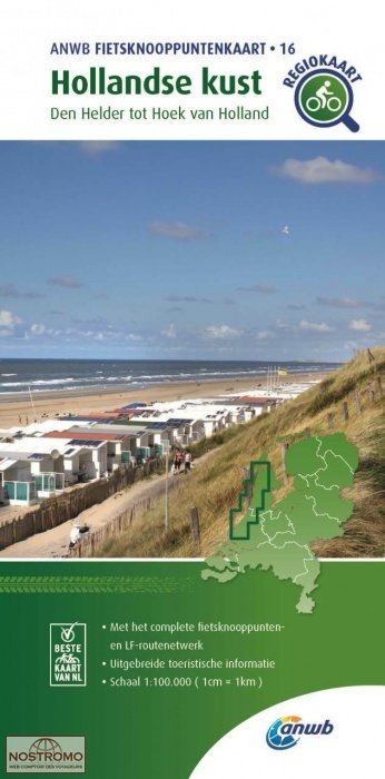 16 HOLLANDSE KUST | ANWB cycling map