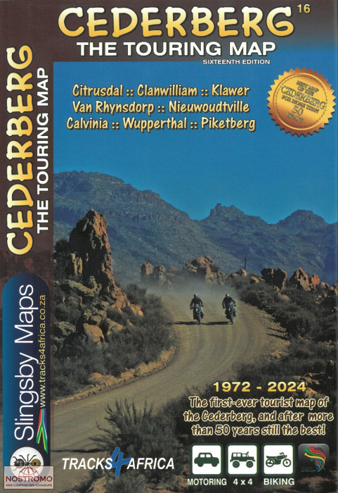 CEDERBERG TOURING | Slingsby travel map
