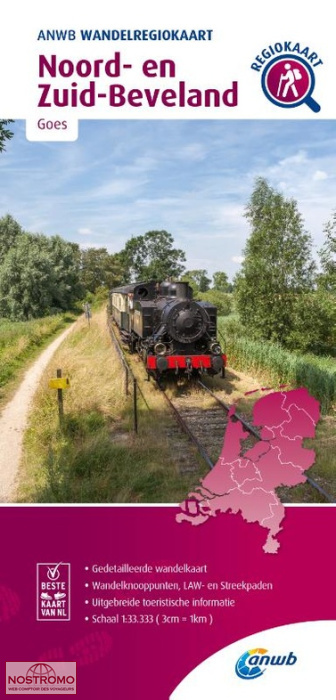 NOORD EN ZUID BEVELAND | ANWB hiking map