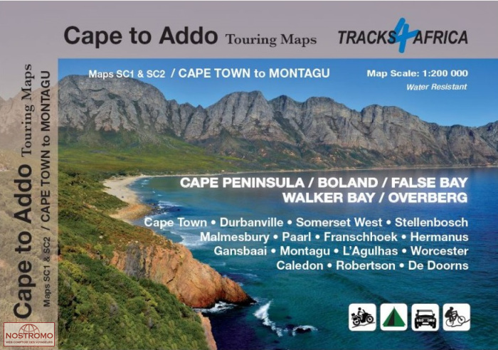 SC1 & SC2 CAPE TOWN TO MONTAGU | Tracks4africa travel map