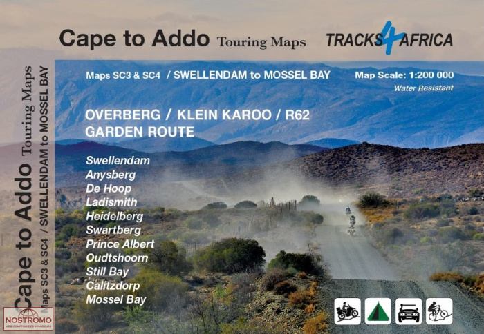 SC3 & SC4 SWELLENDAM TO MOSSEL BAY | Tracks4africa travel map
