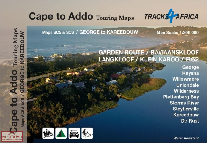SC5 & SC6 GEORGE TO KAREEDOUW | carte touristique Tracks4africa