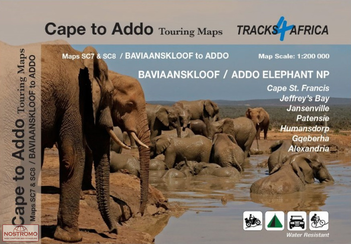 SC7 & SC8 BAVIAANSKLOOF TO ADDO | carte touristique Tracks4africa