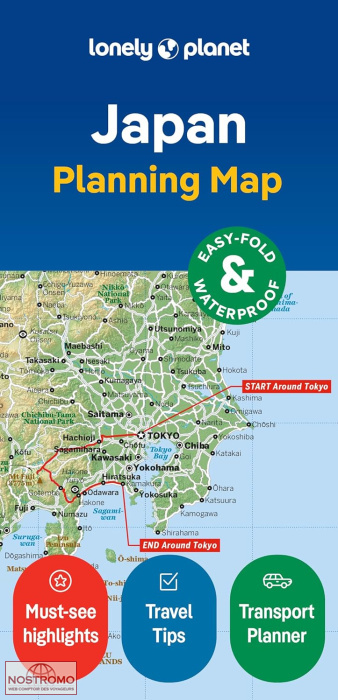 JAPAN | Lonely Planet travel map