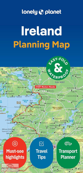 IRELAND | Lonely Planet travel map