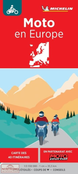 MOTO EN EUROPE | carte routière Michelin