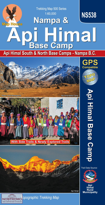 NAMPA & API HIMAL BASE CAMP - NS 538 | Nepamaps trekking map