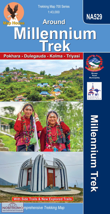 AROUND MILLENNIUM TREK - NA 529 | Nepamaps trekking map