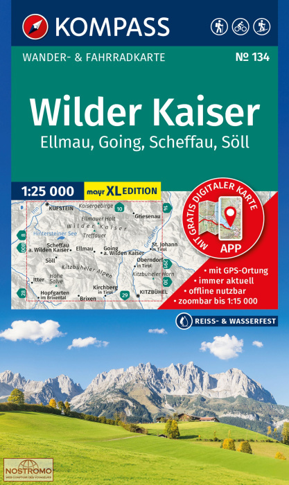 WILDER KAISER 134 | Kompass hiking map