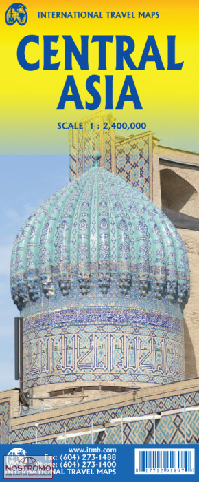 ASIE CENTRALE | carte touristique ITMB