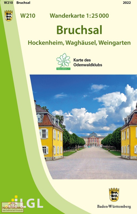 W210 BRUCHSAL | LGL hiking map